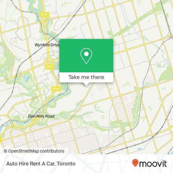 Auto Hire Rent A Car map