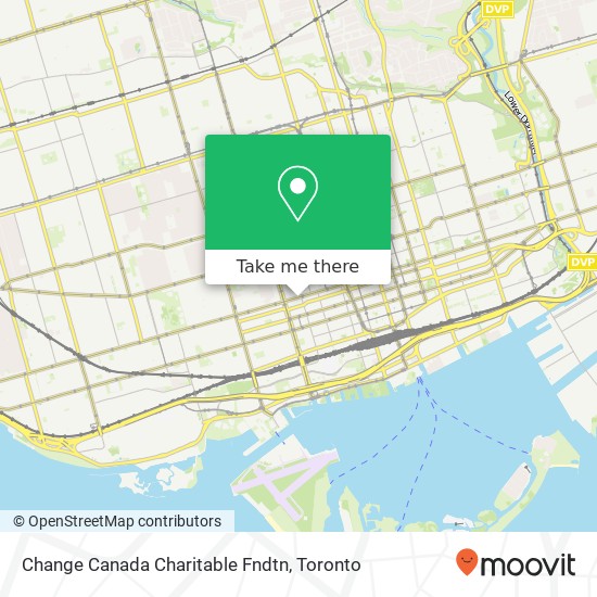 Change Canada Charitable Fndtn map