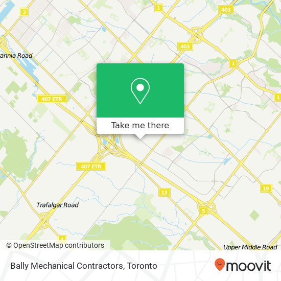 Bally Mechanical Contractors map