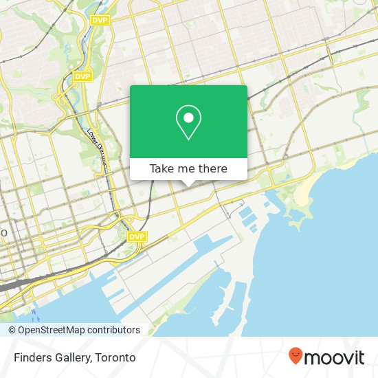 Finders Gallery map