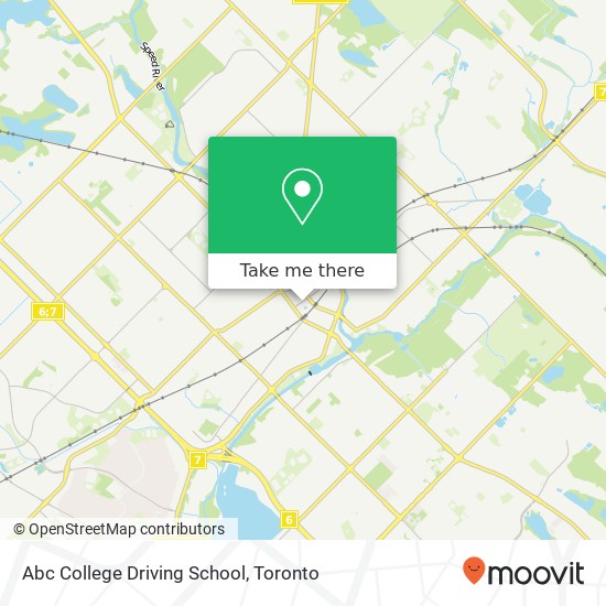 Abc College Driving School map