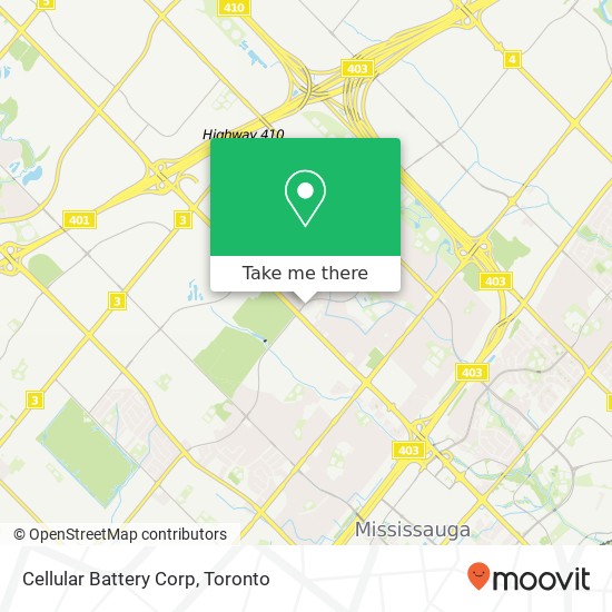 Cellular Battery Corp map