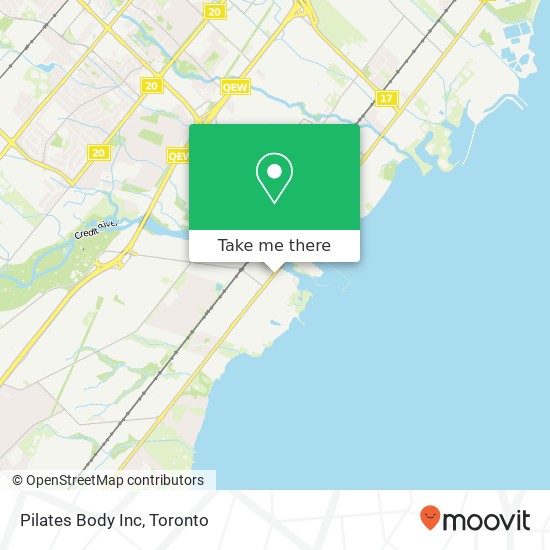 Pilates Body Inc map