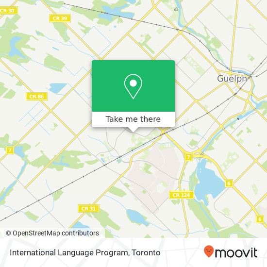 International Language Program map