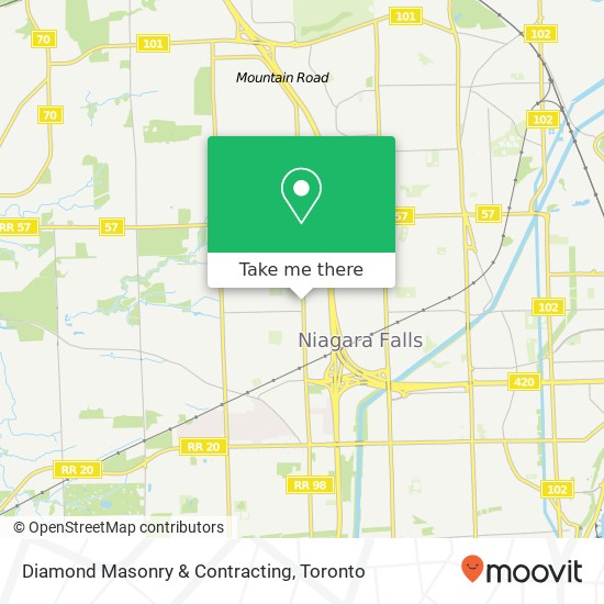 Diamond Masonry & Contracting map