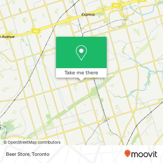 Beer Store map