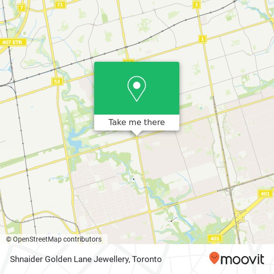 Shnaider Golden Lane Jewellery map