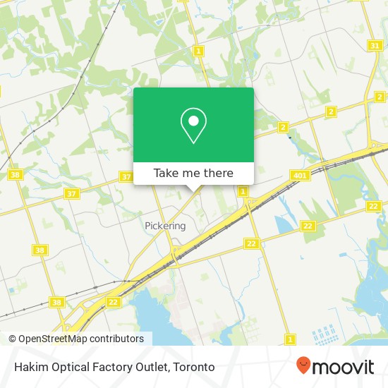 Hakim Optical Factory Outlet map