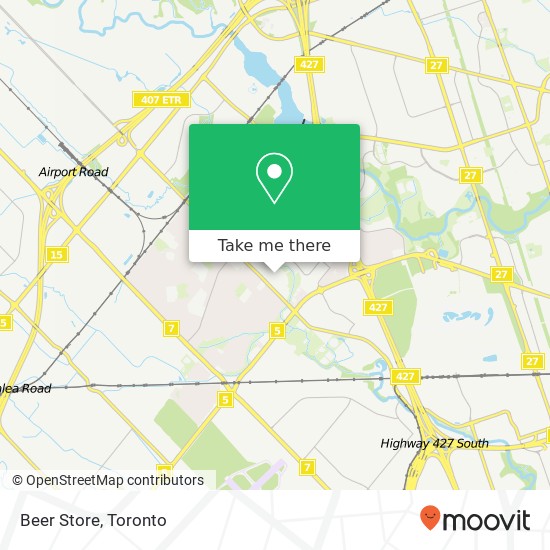 Beer Store map