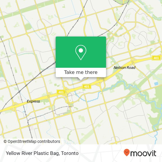 Yellow River Plastic Bag map