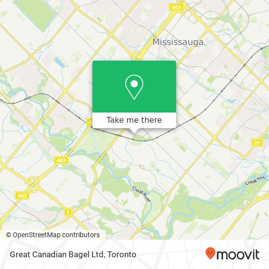 Great Canadian Bagel Ltd map