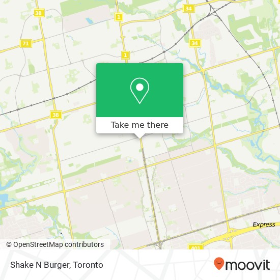 Shake N Burger map