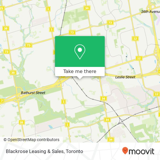 Blackrose Leasing & Sales map