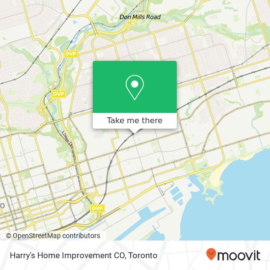 Harry's Home Improvement CO map