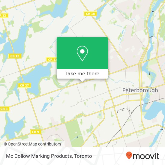 Mc Collow Marking Products map