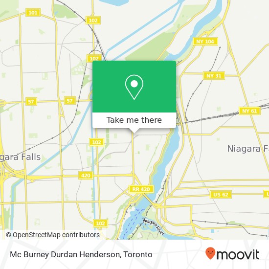 Mc Burney Durdan Henderson map