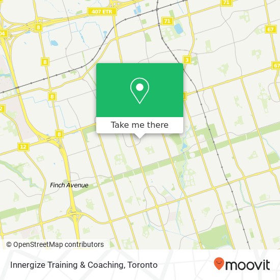 Innergize Training & Coaching map
