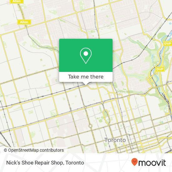 Nick's Shoe Repair Shop map