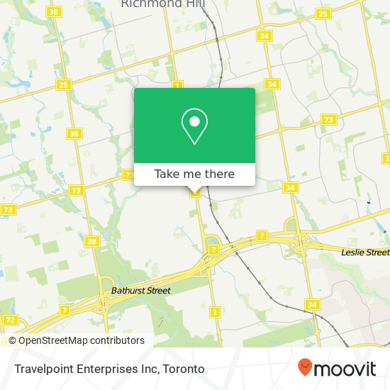 Travelpoint Enterprises Inc map