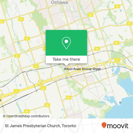 St James Presbyterian Church map