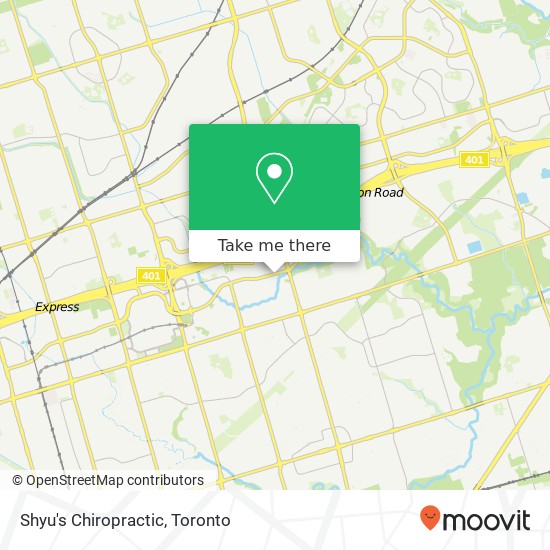 Shyu's Chiropractic map