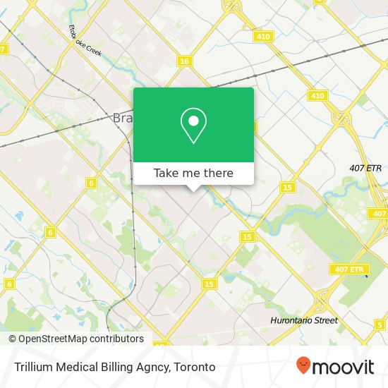 Trillium Medical Billing Agncy map