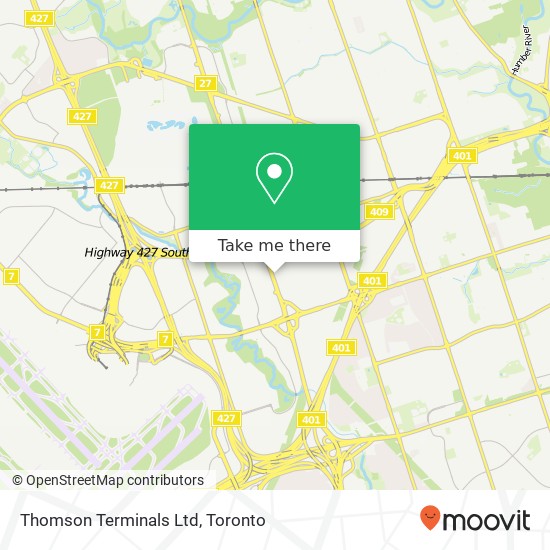 Thomson Terminals Ltd map