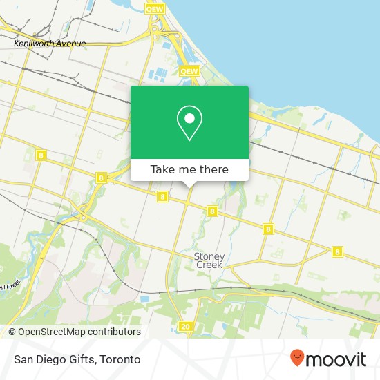 San Diego Gifts map