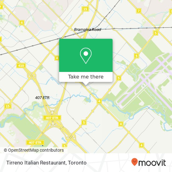 Tirreno Italian Restaurant map