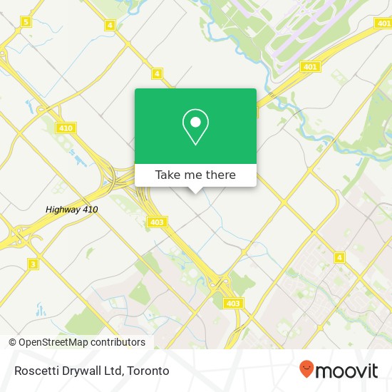 Roscetti Drywall Ltd map