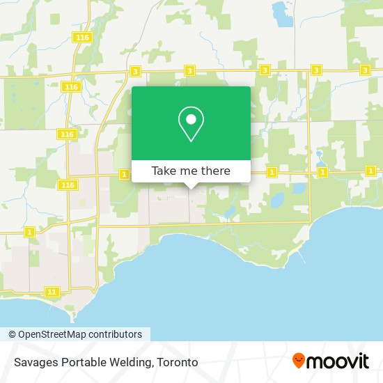 Savages Portable Welding map