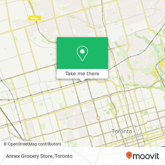 Annex Grocery Store map