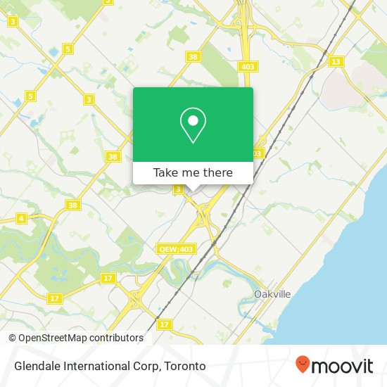 Glendale International Corp map