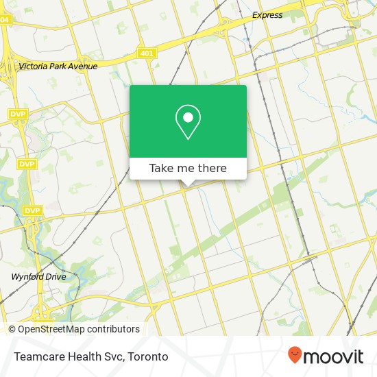 Teamcare Health Svc map