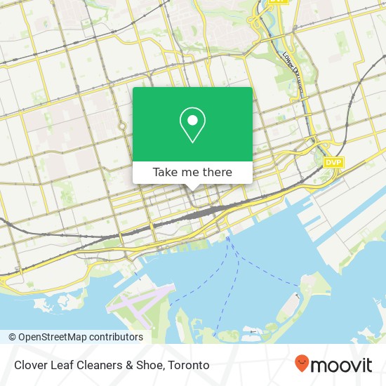 Clover Leaf Cleaners & Shoe map