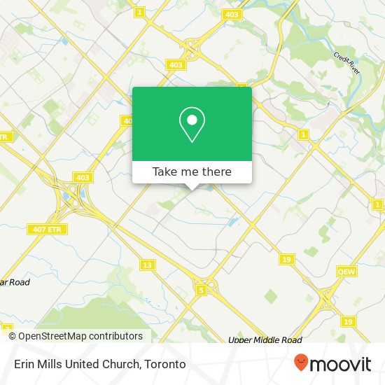 Erin Mills United Church plan