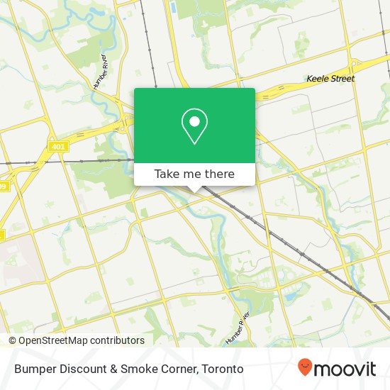 Bumper Discount & Smoke Corner map