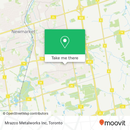 Mrazco Metalworks Inc map