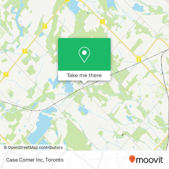 Case Corner Inc map