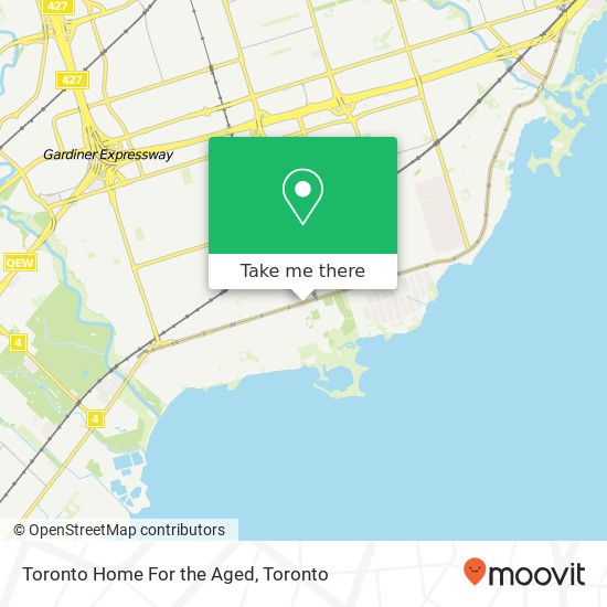 Toronto Home For the Aged map