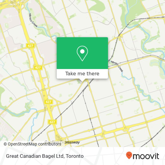 Great Canadian Bagel Ltd map