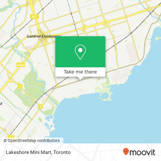 Lakeshore Mini Mart map