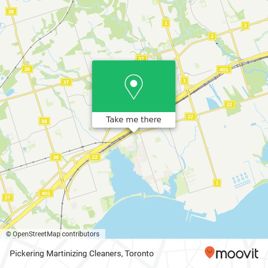 Pickering Martinizing Cleaners plan