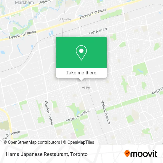 Hama Japanese Restaurant map