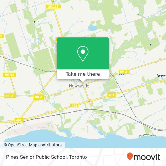 Pines Senior Public School map