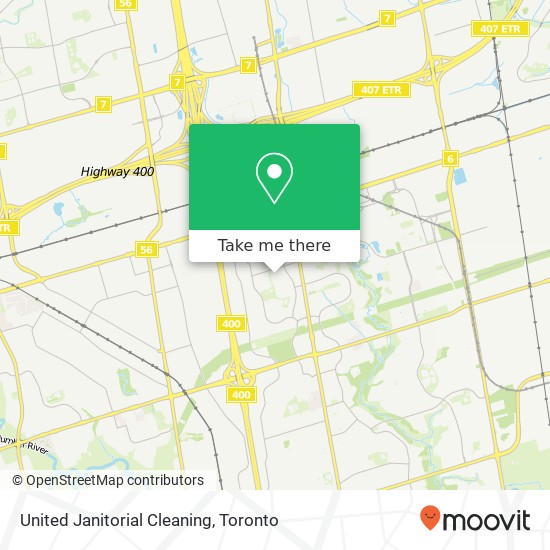 United Janitorial Cleaning map