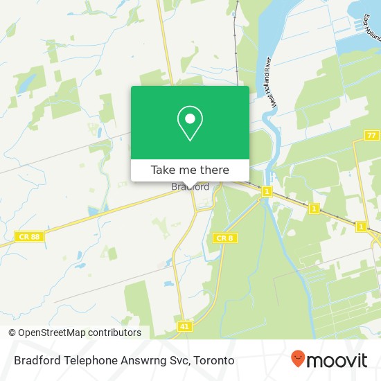Bradford Telephone Answrng Svc map