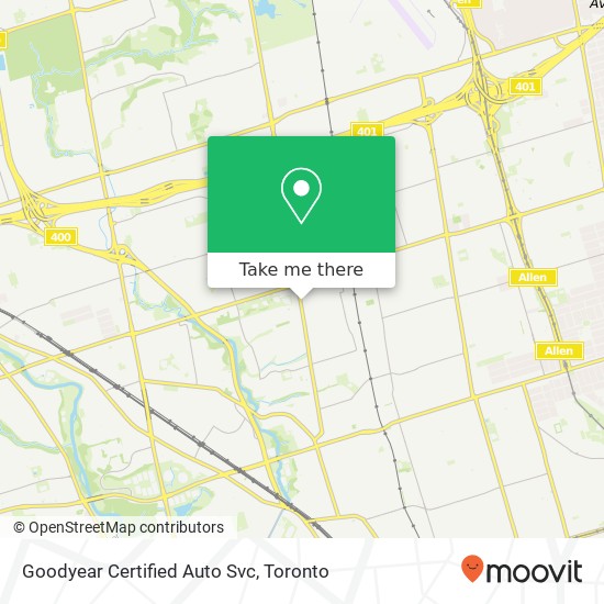 Goodyear Certified Auto Svc map