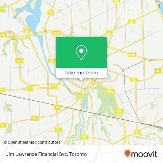 Jim Lawrence Financial Svc map