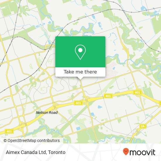 Aimex Canada Ltd map